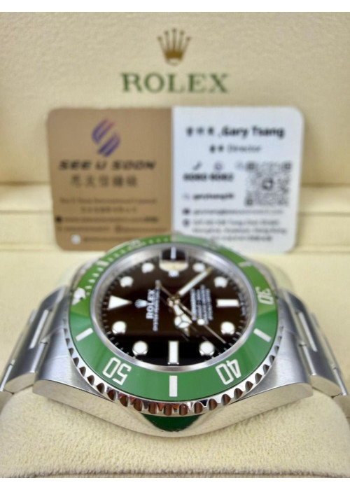 二手 ▶️ Rolex 勞力士 Submariner Date ◀️ 綠黑 126610LV 2023年錶 (41mm)